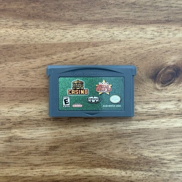 Golden Nugget Casino / Texas Hold'em Poker (GBA, 2005) Cart Only Tested Working - Picture 1 of 3